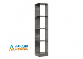 Стеллаж Классика 106 цвет: бетон