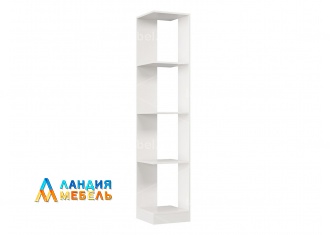 Стеллаж Классика 106 цвет: белый