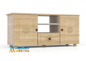 Набор мебели Онега Тумба под ТВ Т-10 цвет: белый вельвет 