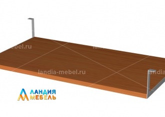 Полка под клавиатуру ПК 01.01 цвет: вишня оксфорд