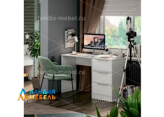 Марли Стол письменный тип 1 цвет: белый