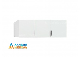 Антресоль на шкаф Ландыш цвет: лёд