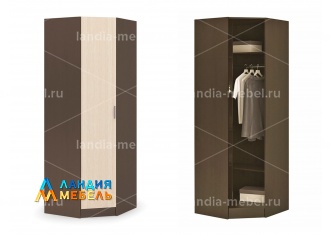 Шкаф угловой ГАРМОНИЯ ШУ 601 М 0,78*2,2*0,78 цвет: белфорт/венге