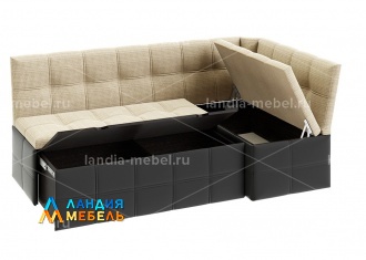 Скамья угловая со спальным местом Домино цвет: кашемир крем