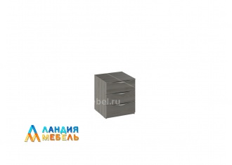 Спальный гарнитур Либерти Тумба прикроватная 3 ящ. цвет: хадсон