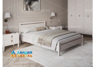 Кровать Вероника-1 спальное место 1200*2000 цвет: льняной с ламелями