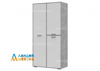 Денвер Шкаф ШК-01 цвет: белый/ателье светлое