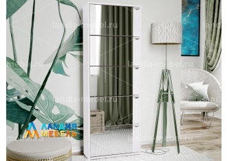 Тумба для обуви тип 9 цвет: белый ясень